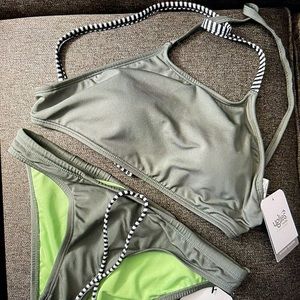 Dolphin Uglies Women’s Two Piece Olive Green